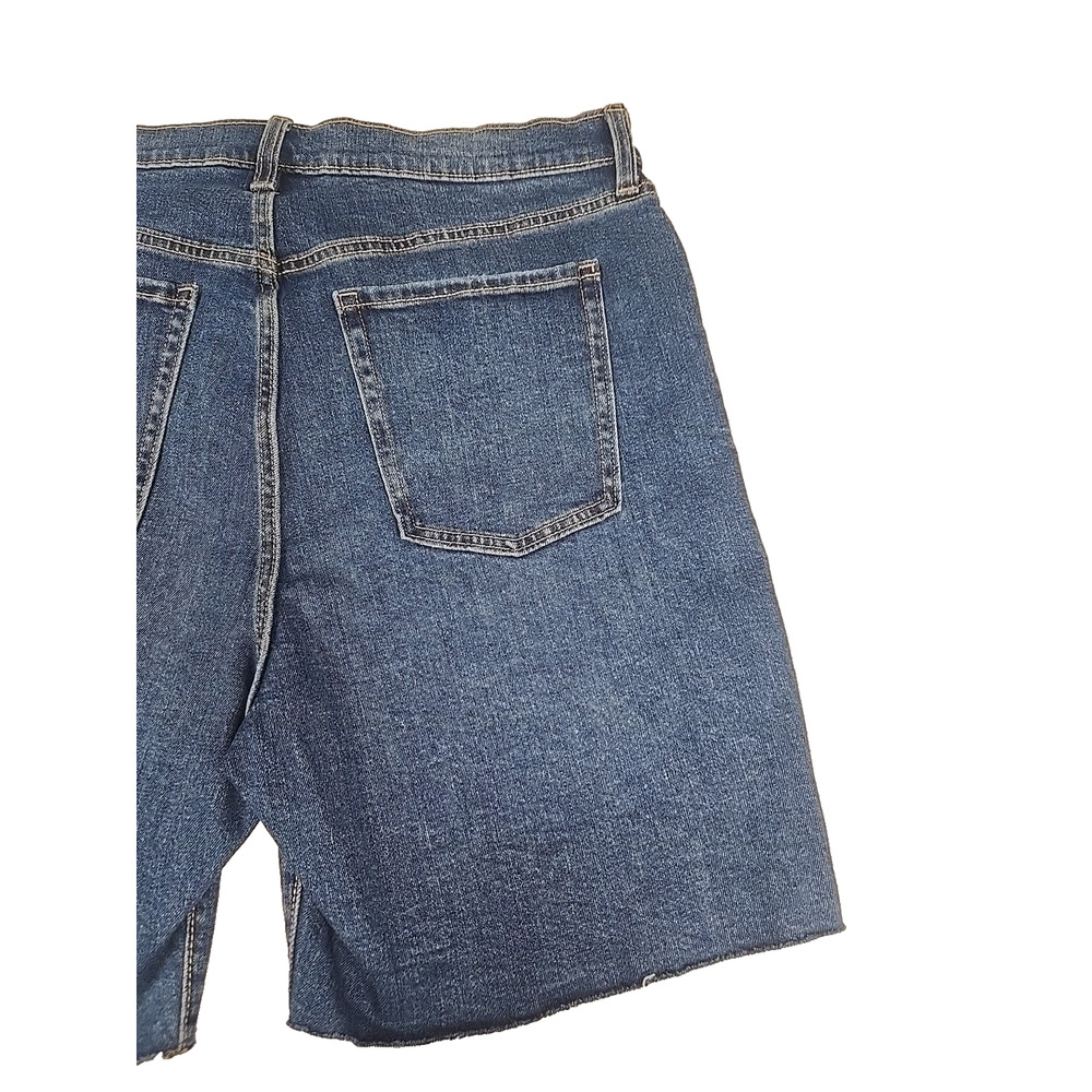 Old Navy Womens Blue Jean Sky Hi Shorts High Waisted Cut Off Size 16 New - Picture 9 of 11
